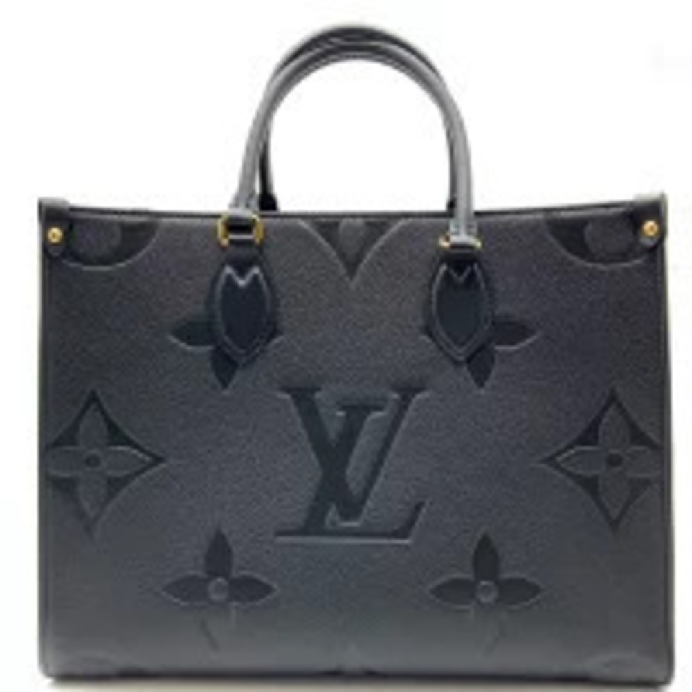 Louis Vuitton Tote Monogram Noir OnTheGo Black Empreinte Bag Shoulder